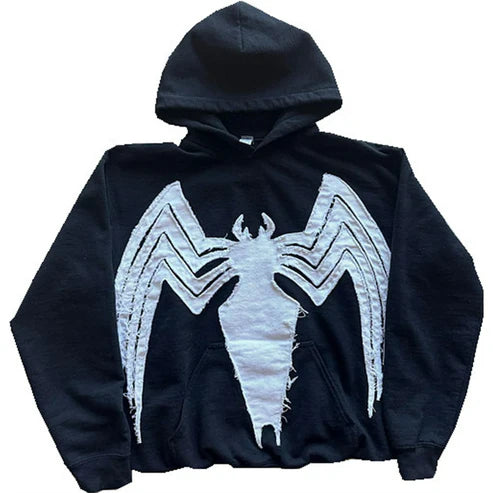 Spider Vintage Graphic Hoodies